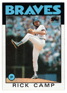 Rick Camp - Atlanta Braves (MLB Baseball Card) 1986 Topps # 319 Mint