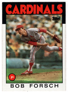 Bob Forsch - St. Louis Cardinals (MLB Baseball Card) 1986 Topps # 322 Mint