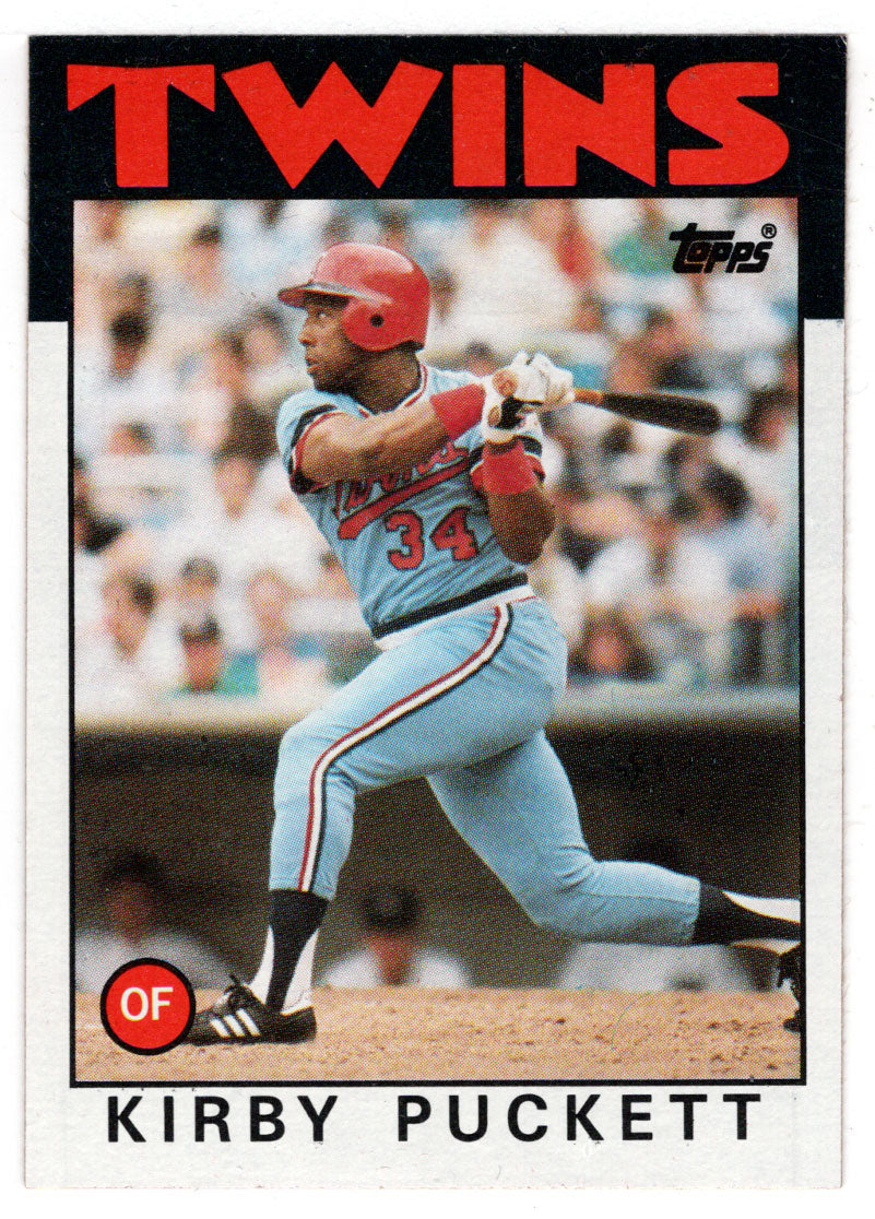 Kirby Puckett -  Minnesota Twins (MLB Baseball Card) 1986 Topps # 329 Mint
