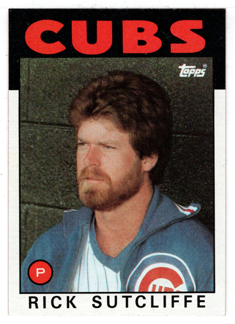 Rick Sutcliffe - Chicago Cubs (MLB Baseball Card) 1986 Topps # 330 Mint