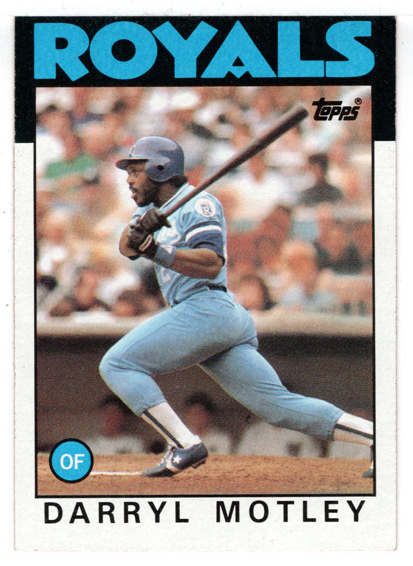Darryl Motley - Kansas City Royals (MLB Baseball Card) 1986 Topps # 332 Mint