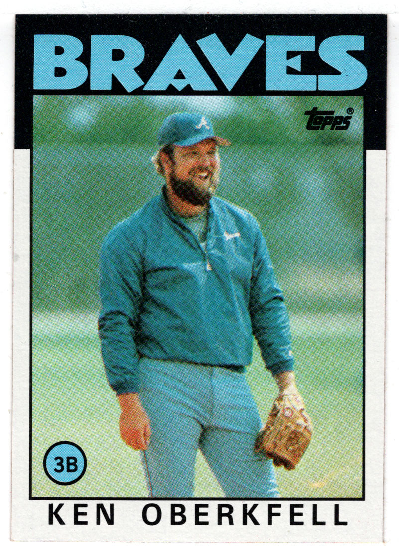 Ken Oberkfell - Atlanta Braves (MLB Baseball Card) 1986 Topps # 334 Mint