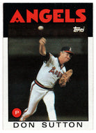 Don Sutton - California Angels (MLB Baseball Card) 1986 Topps # 335 Mint