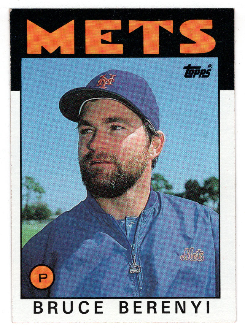 Bruce Berenyi - New York Mets (MLB Baseball Card) 1986 Topps # 339 Mint