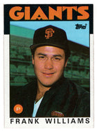 Frank Williams - San Francisco Giants (MLB Baseball Card) 1986 Topps # 341 Mint