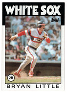 Bryan Little - Chicago White Sox (MLB Baseball Card) 1986 Topps # 346 Mint