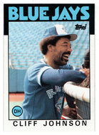 Cliff Johnson - Toronto Blue Jays (MLB Baseball Card) 1986 Topps # 348 Mint