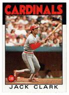 Jack Clark - St. Louis Cardinals (MLB Baseball Card) 1986 Topps # 350 Mint