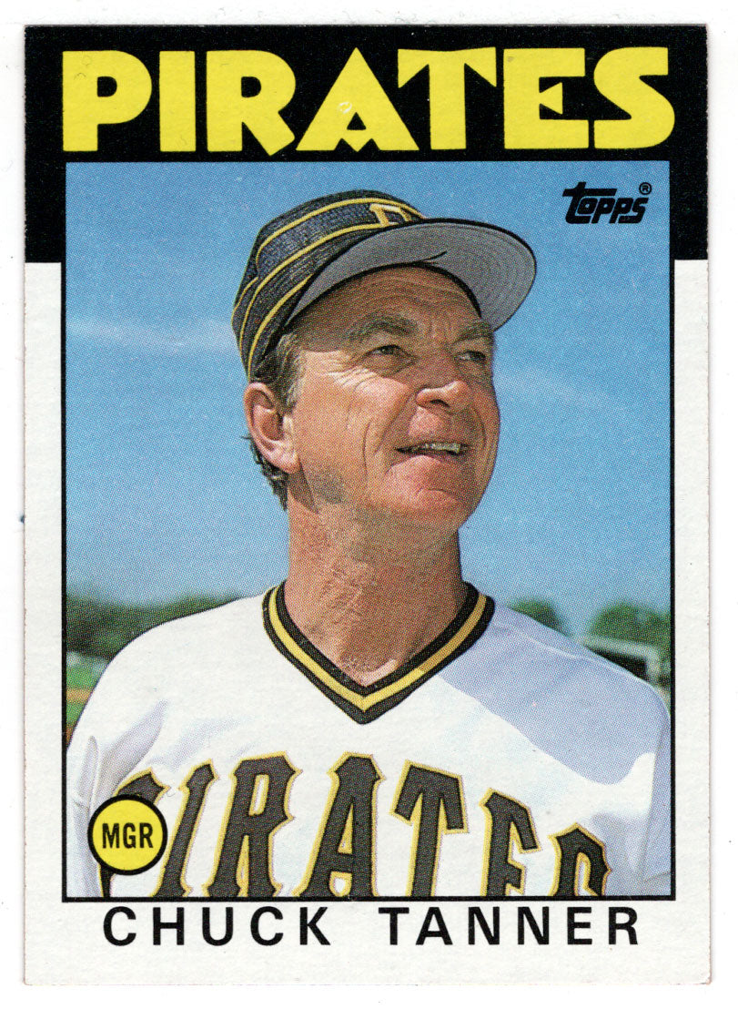 Chuck Tanner - Pittsburgh Pirates - Manager (MLB Baseball Card) 1986 Topps # 351 Mint