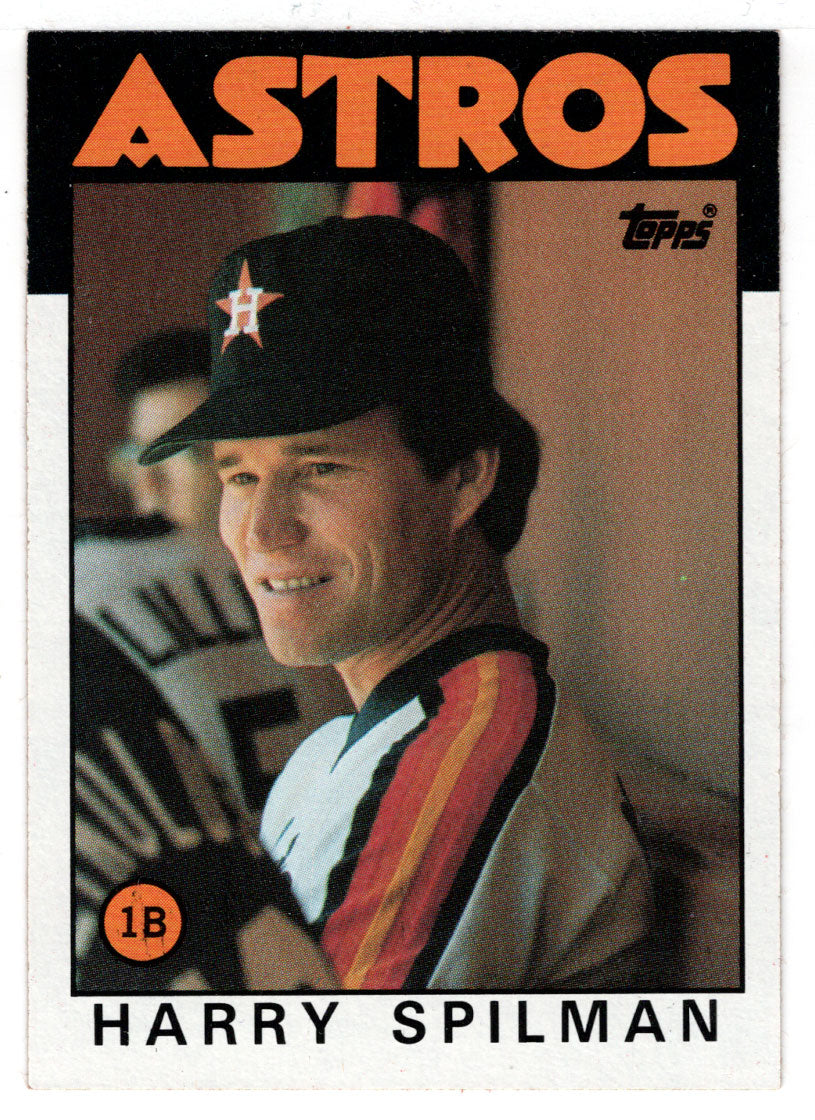 Harry Spilman - Houston Astros (MLB Baseball Card) 1986 Topps # 352 Mint