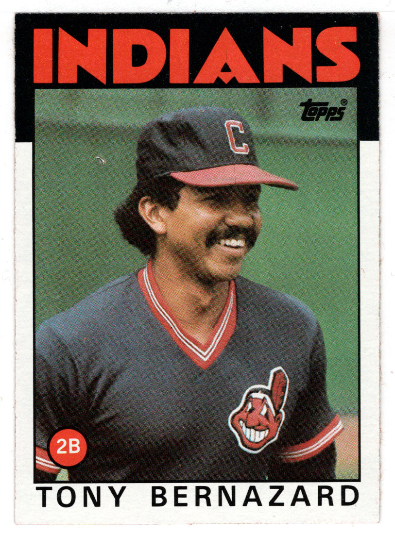 Tony Bernazard - Cleveland Indians (MLB Baseball Card) 1986 Topps # 354 Mint