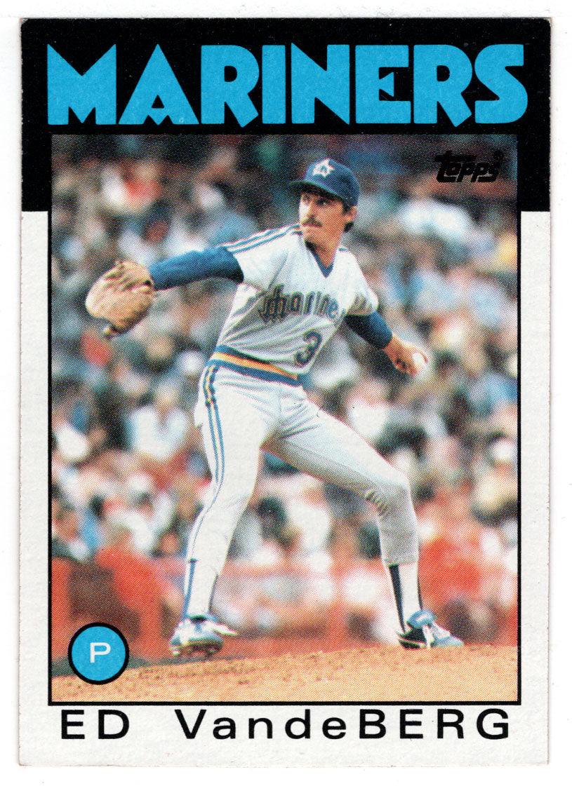 Ed VandeBerg - Seattle Mariners (MLB Baseball Card) 1986 Topps # 357 Mint