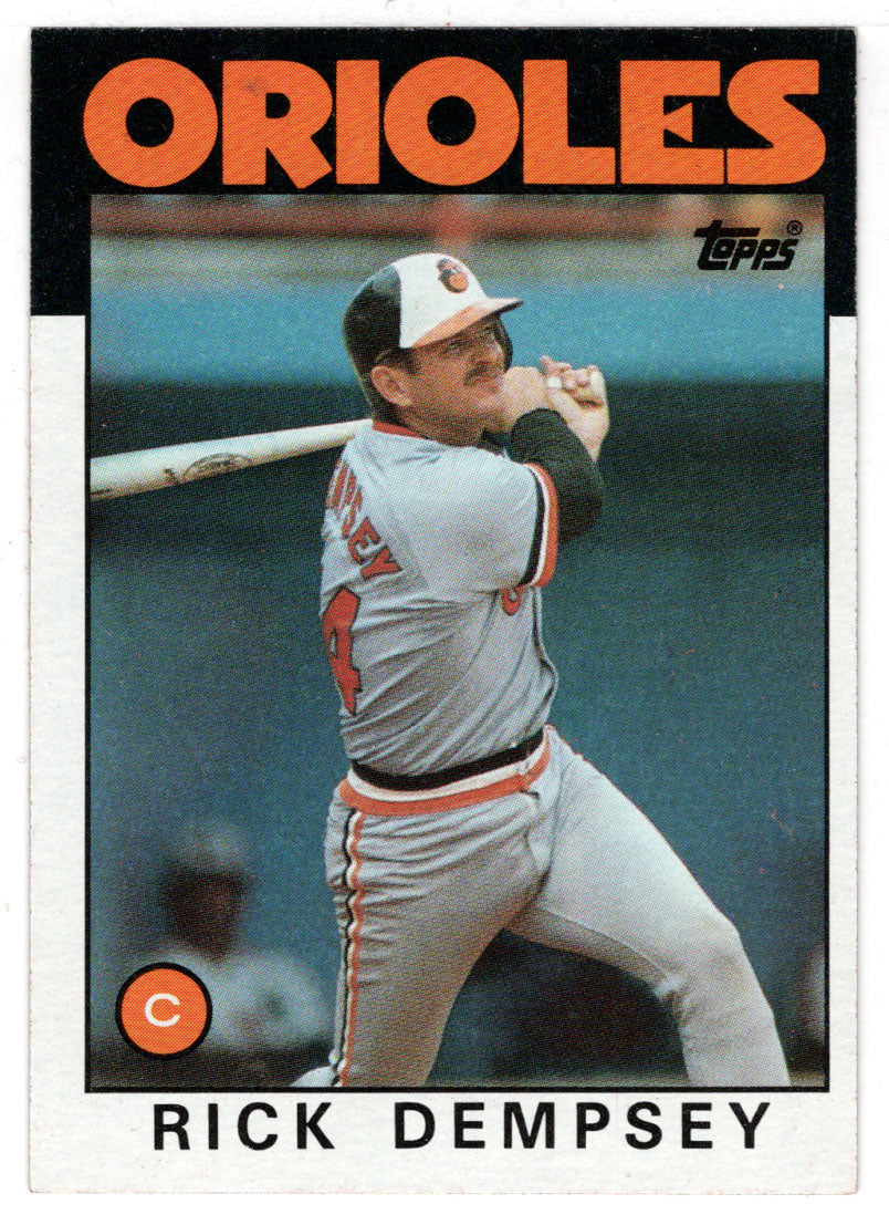 Rick Dempsey - Baltimore Orioles (MLB Baseball Card) 1986 Topps # 358 Mint