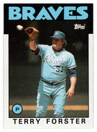 Terry Forster - Atlanta Braves (MLB Baseball Card) 1986 Topps # 363 Mint