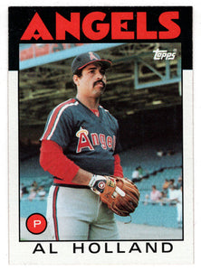 Al Holland - California Angels (MLB Baseball Card) 1986 Topps # 369 Mint