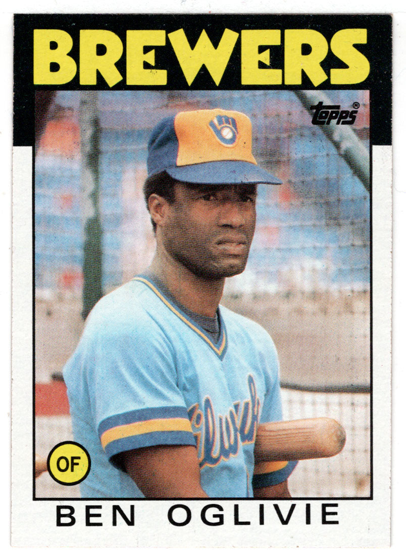 Ben Oglivie - Milwaukee Brewers (MLB Baseball Card) 1986 Topps # 372 Mint