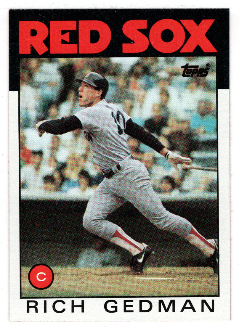 Rich Gedman - Boston Red Sox (MLB Baseball Card) 1986 Topps # 375 Mint