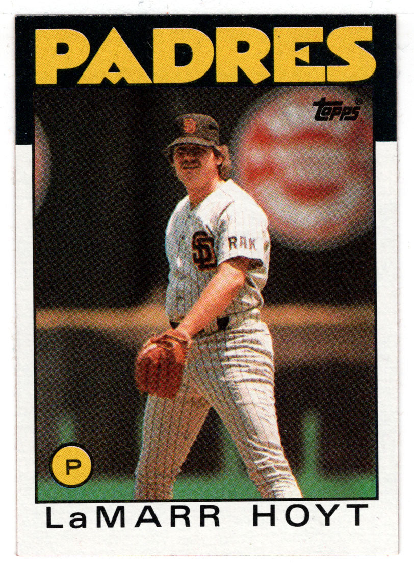 LaMarr Hoyt - San Diego Padres (MLB Baseball Card) 1986 Topps # 380 Mint