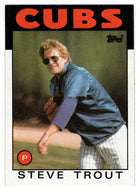 Steve Trout - Chicago Cubs (MLB Baseball Card) 1986 Topps # 384 Mint