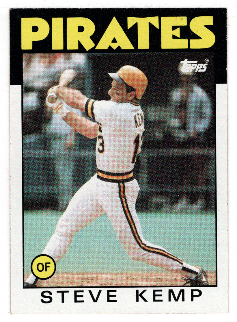 Steve Kemp - Pittsburgh Pirates (MLB Baseball Card) 1986 Topps # 387 Mint