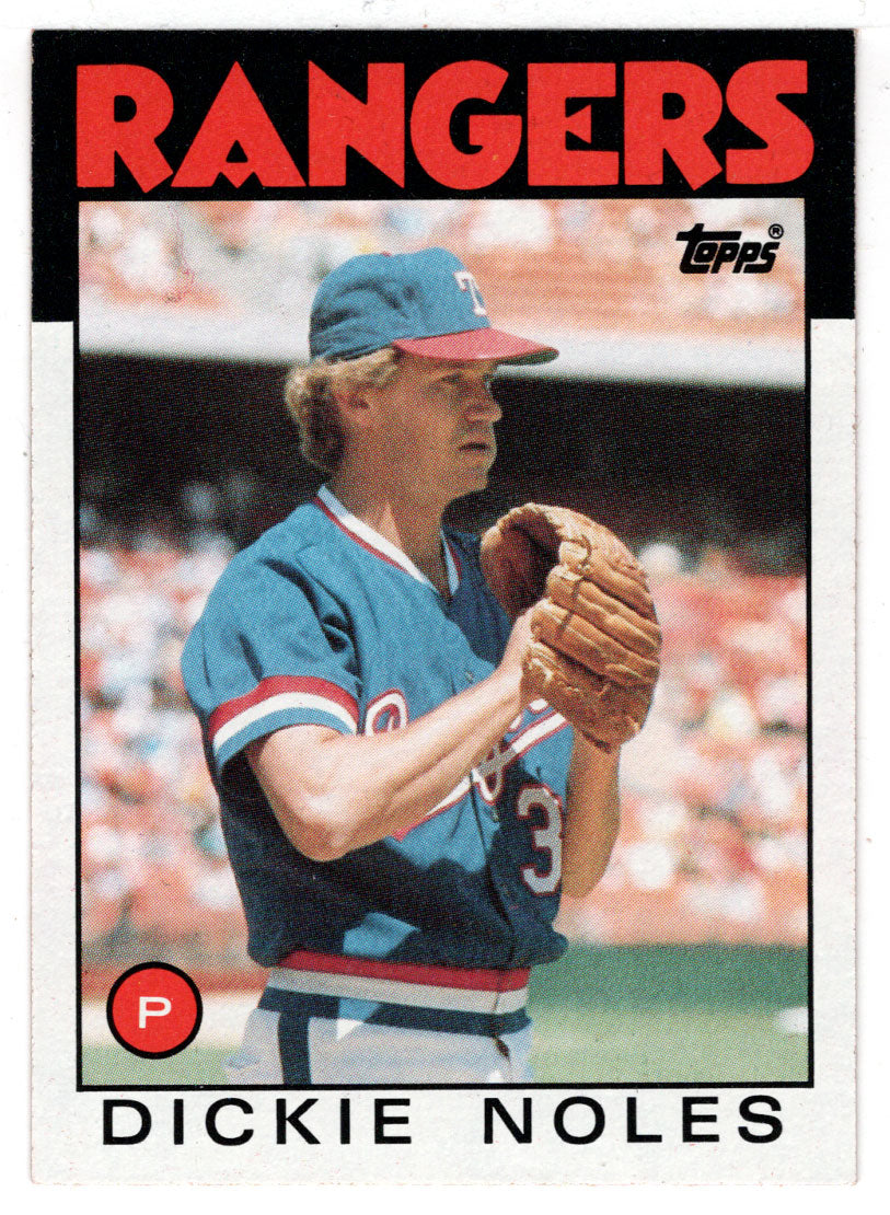 Dickie Noles - Texas Rangers (MLB Baseball Card) 1986 Topps # 388 Mint