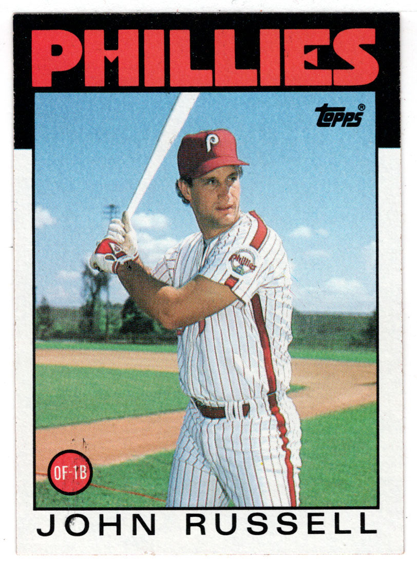 John Russell - Philadelphia Phillies (MLB Baseball Card) 1986 Topps # 392 Mint