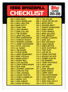 Checklist # 3 (MLB Baseball Card) 1986 Topps # 394 Mint