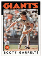 Scott Garrelts - San Francisco Giants (MLB Baseball Card) 1986 Topps # 395 Mint