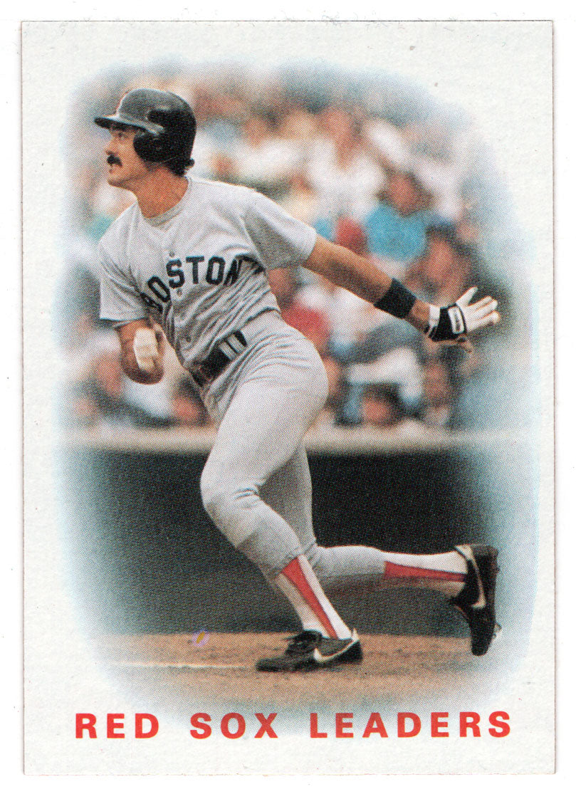 Dwight Evans - Boston Red Sox - Team Leaders (MLB Baseball Card) 1986 Topps # 396 Mint