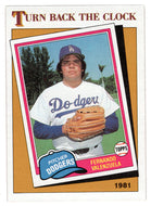 Fernando Valenzuela - Los Angeles Dodgers - '81 Turn Back the Clock (MLB Baseball Card) 1986 Topps # 401 Mint
