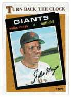 Willie Mays - San Francisco Giants - '71 Turn Back the Clock (MLB Baseball Card) 1986 Topps # 403 Mint
