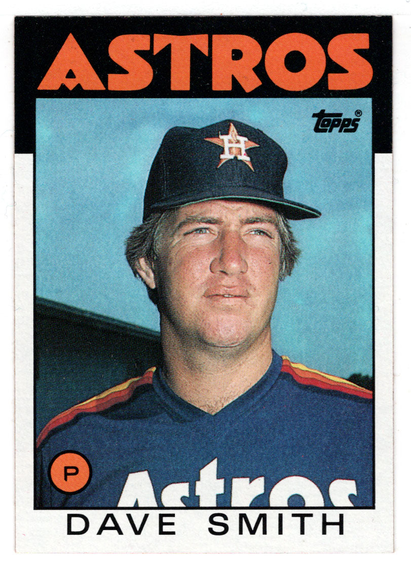 Dave Smith - Houston Astros (MLB Baseball Card) 1986 Topps # 408 Mint