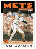 Tom Gorman - New York Mets (MLB Baseball Card) 1986 Topps # 414 Mint