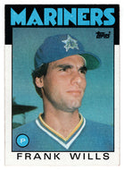 Frank Wills RC - Seattle Mariners (MLB Baseball Card) 1986 Topps # 419 Mint
