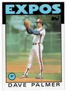 David Palmer - Montreal Expos (MLB Baseball Card) 1986 Topps # 421 Mint