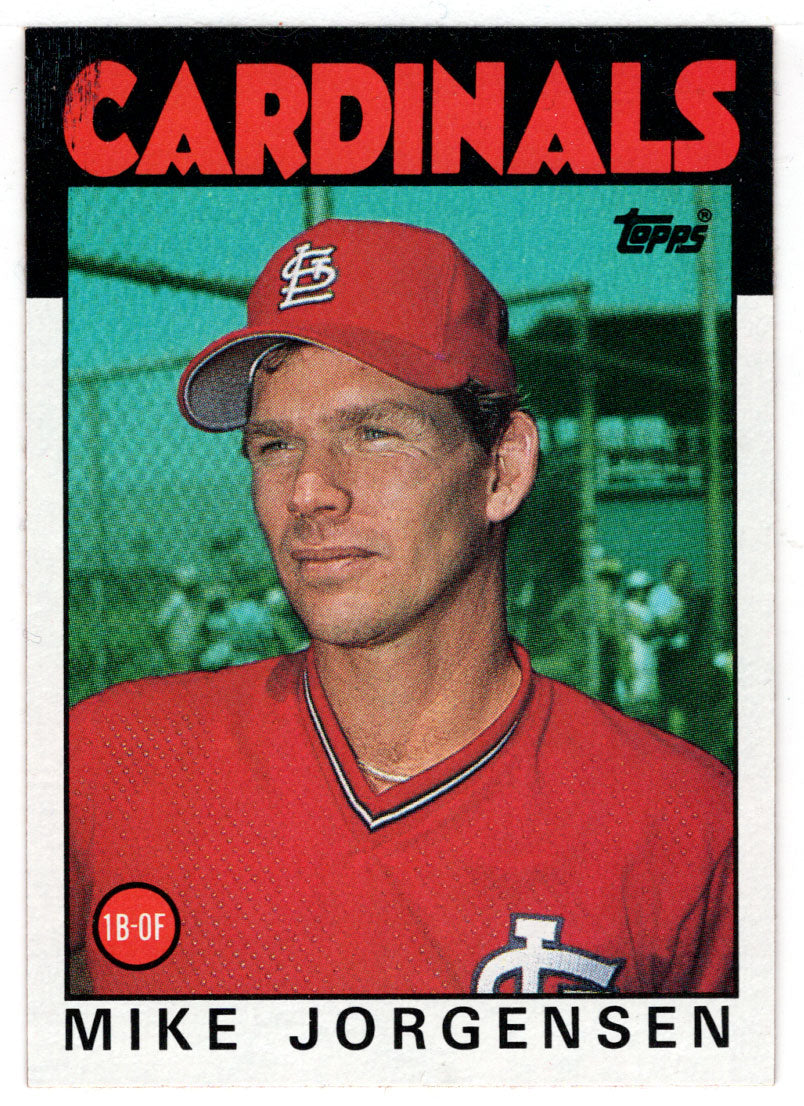 Mike Jorgensen - St. Louis Cardinals (MLB Baseball Card) 1986 Topps # 422 Mint