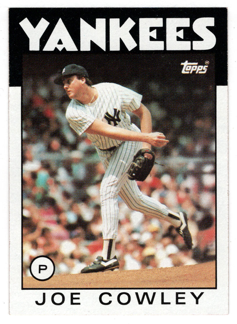 Joe Cowley - New York Yankees (MLB Baseball Card) 1986 Topps # 427 Mint
