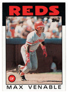 Max Venable - Cincinnati Reds (MLB Baseball Card) 1986 Topps # 428 Mint