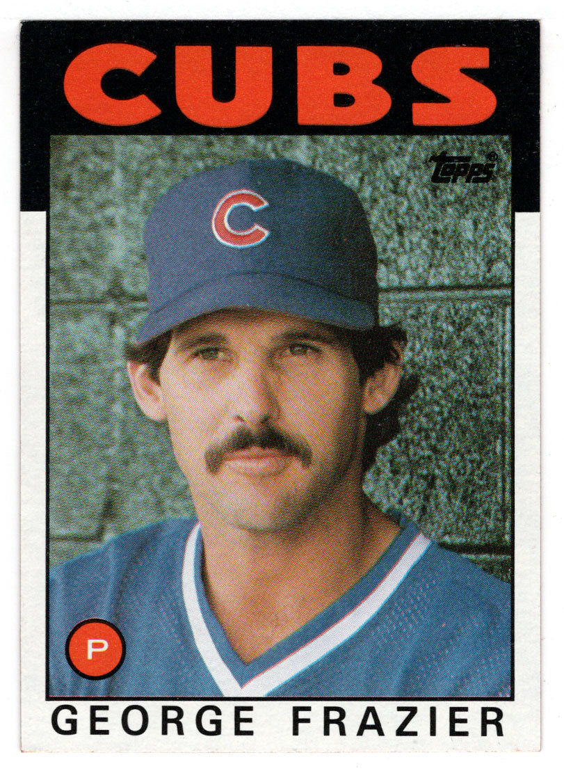 George Frazier - Chicago Cubs (MLB Baseball Card) 1986 Topps # 431 Mint