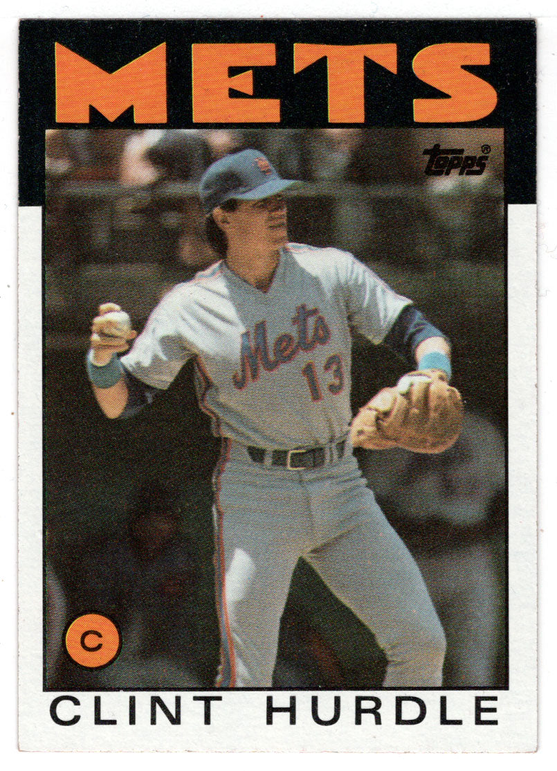 Clint Hurdle - New York Mets (MLB Baseball Card) 1986 Topps # 438 Mint