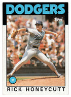 Rick Honeycutt - Los Angeles Dodgers (MLB Baseball Card) 1986 Topps # 439 Mint