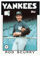 Rod Scurry - New York Yankees (MLB Baseball Card) 1986 Topps # 449 Mint