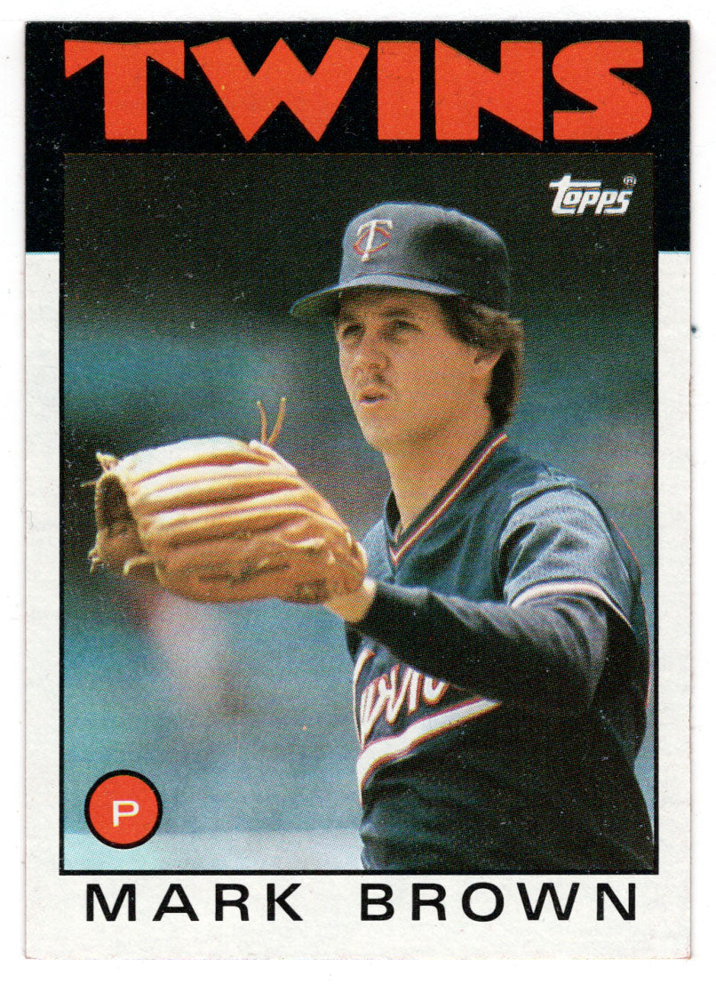 Mark Brown RC - Minnesota Twins (MLB Baseball Card) 1986 Topps # 451 Mint