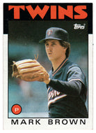 Mark Brown RC - Minnesota Twins (MLB Baseball Card) 1986 Topps # 451 Mint