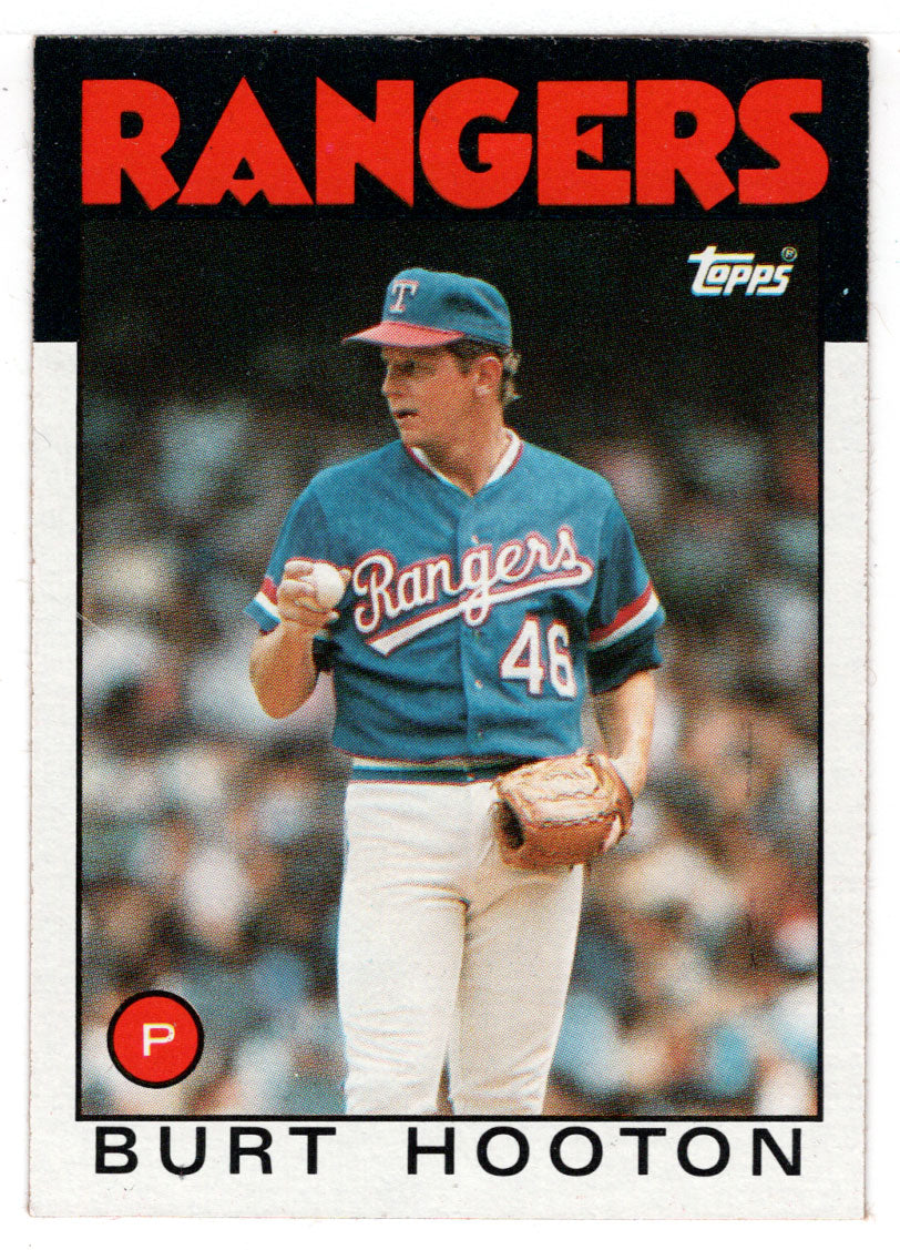 Burt Hooton - Texas Rangers (MLB Baseball Card) 1986 Topps # 454 Mint