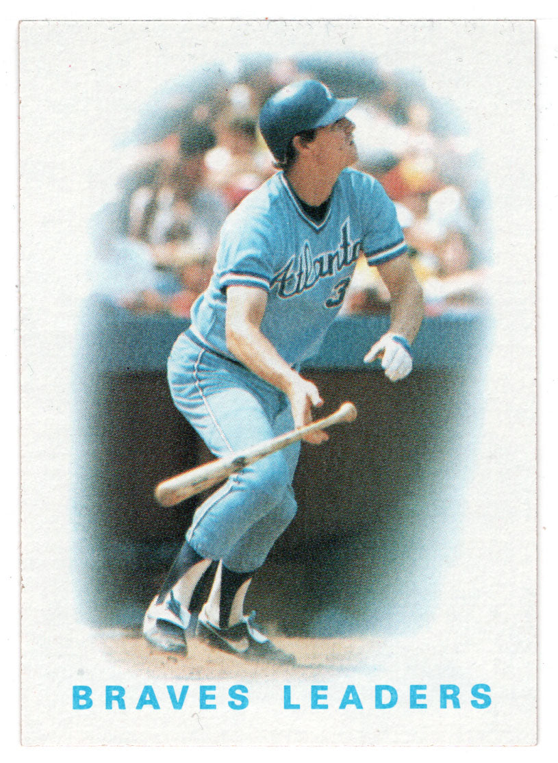 Dale Murphy - Atlanta Braves - Team Leaders (MLB Baseball Card) 1986 Topps # 456 Mint