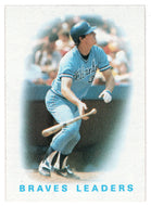 Dale Murphy - Atlanta Braves - Team Leaders (MLB Baseball Card) 1986 Topps # 456 Mint
