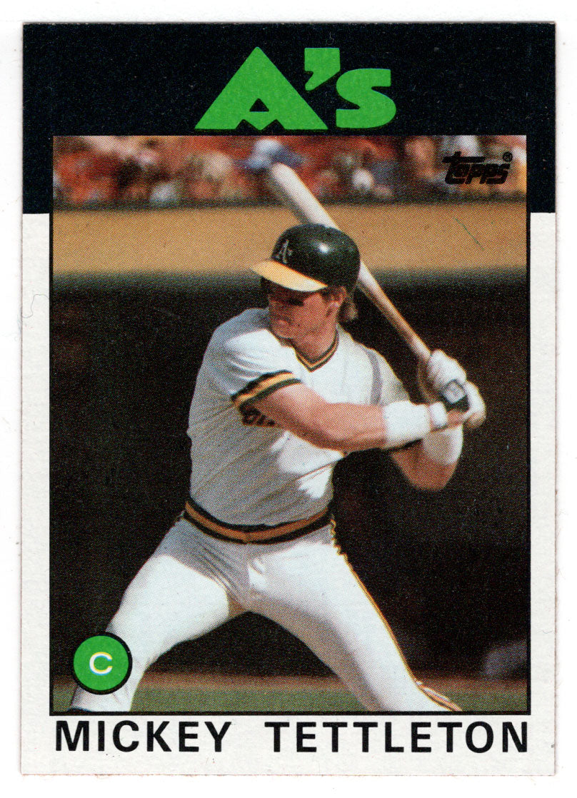 Mickey Tettleton RC - Oakland Athletics (MLB Baseball Card) 1986 Topps # 457 Mint