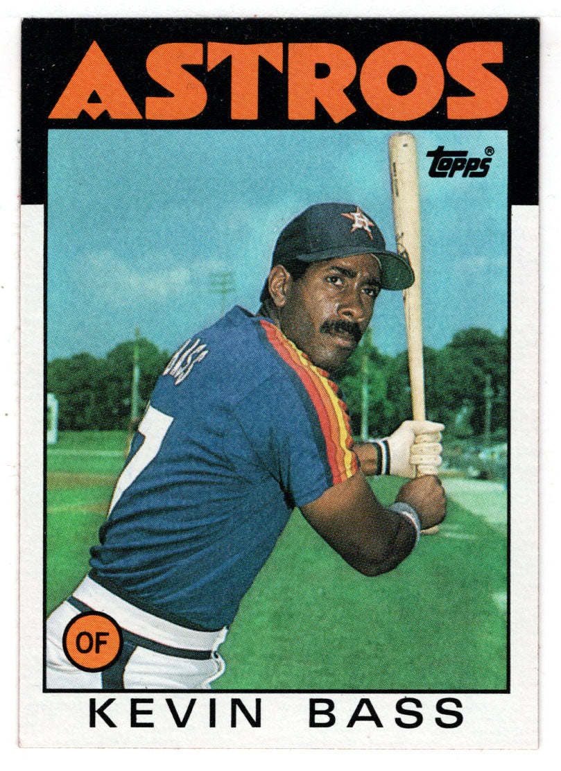 Kevin Bass - Houston Astros (MLB Baseball Card) 1986 Topps # 458 Mint