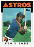 Kevin Bass - Houston Astros (MLB Baseball Card) 1986 Topps # 458 Mint